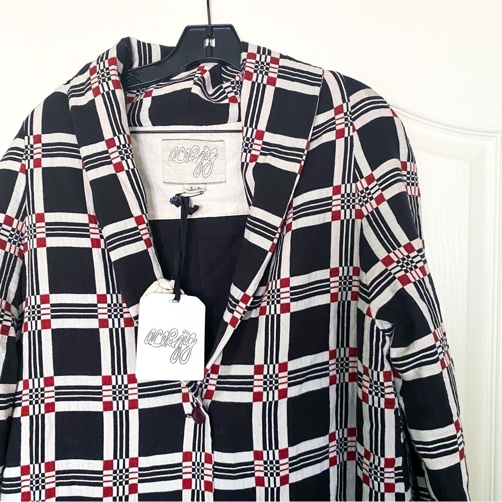 Ace & Jig Black Geo Storm Coat S - Picture 7 of 13